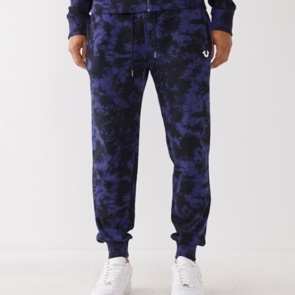 TRUE RELIGION Tie Dye Logo Joggers - Picture 2 of 5